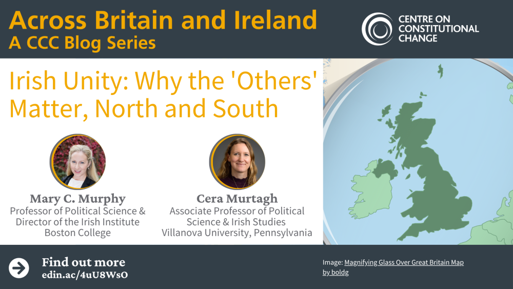 An image of Britian and Ireland with photos of the authors