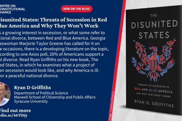 The Disunited States Book by Ryan D Griffiths