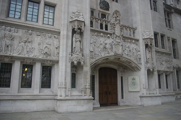 Entrance to the UK Supreme Court