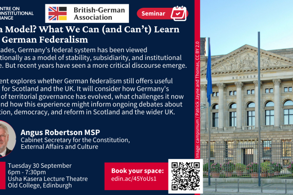 Still a Model? What We Can (and Can’t) Learn from German Federalism